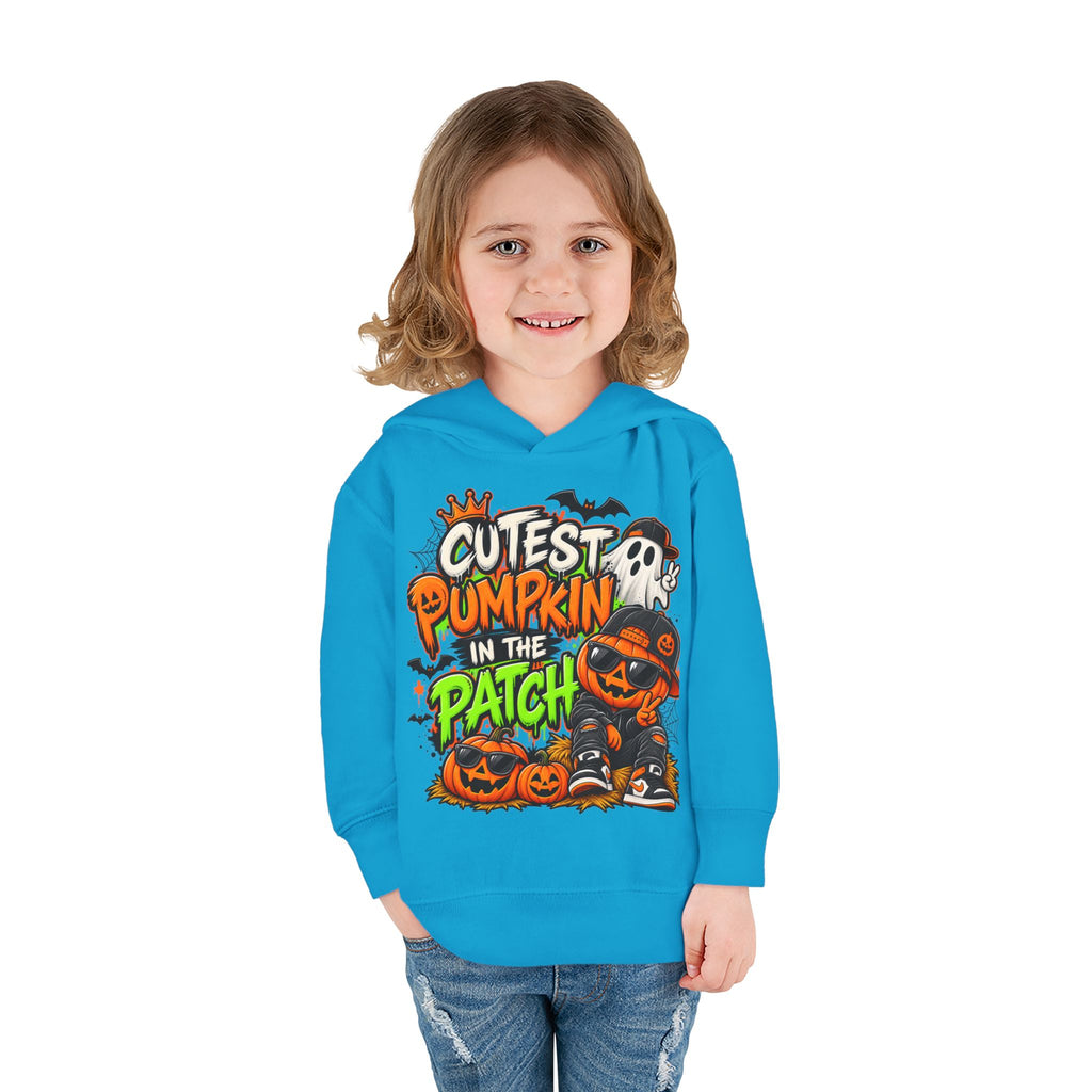Toddler Hoodie — "Cutest Pumpkin in the Patch" Halloween Pullover