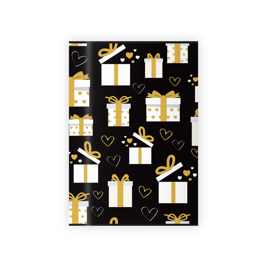 🖤✨ Black & Gold Celebration Gift Box Wrapping Paper Roll – 1pc