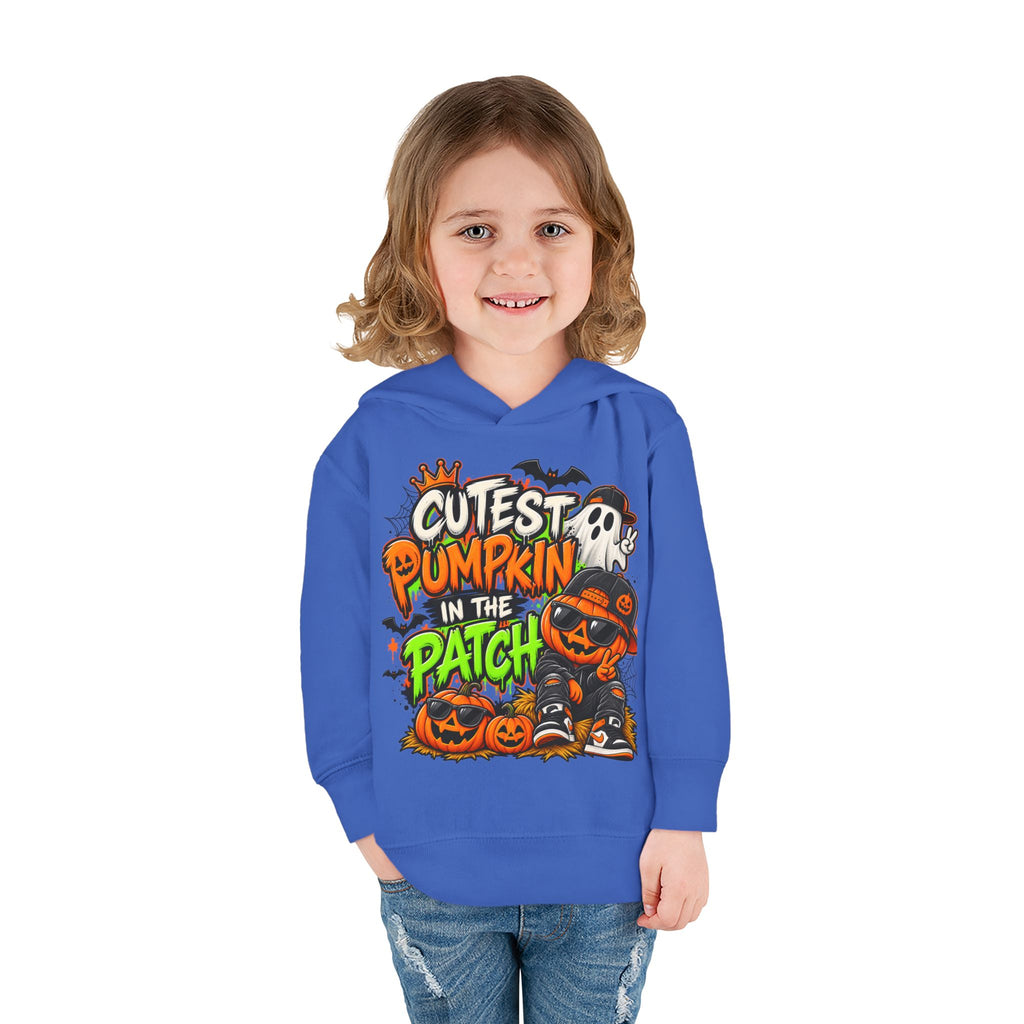 Toddler Hoodie — "Cutest Pumpkin in the Patch" Halloween Pullover