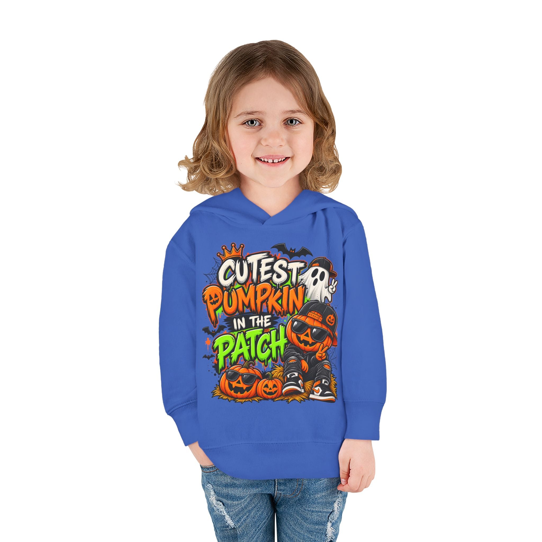 Toddler Hoodie — "Cutest Pumpkin in the Patch" Halloween Pullover