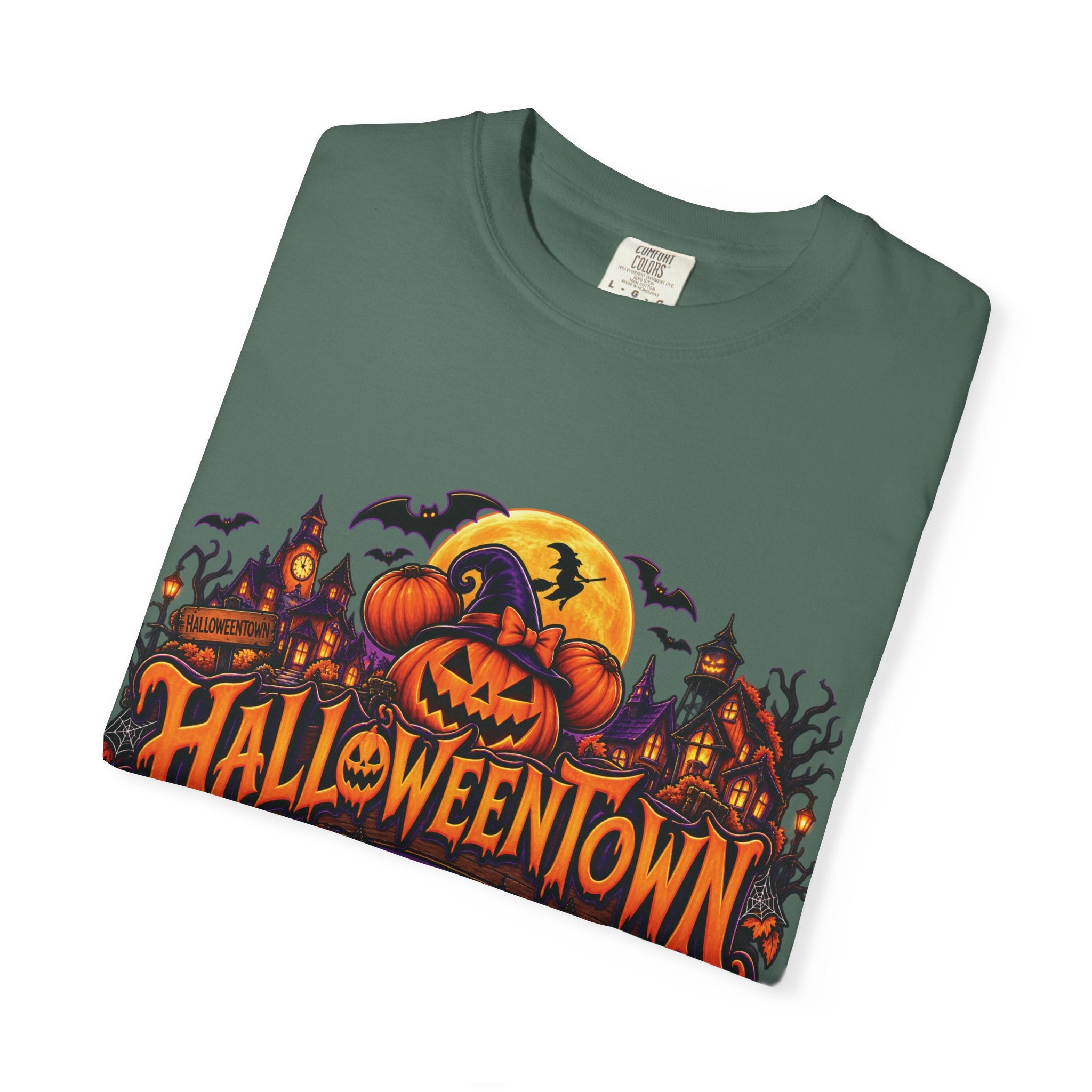 Halloweentown Halloween T-Shirt — Spooky Pumpkin Haunted Village Tee