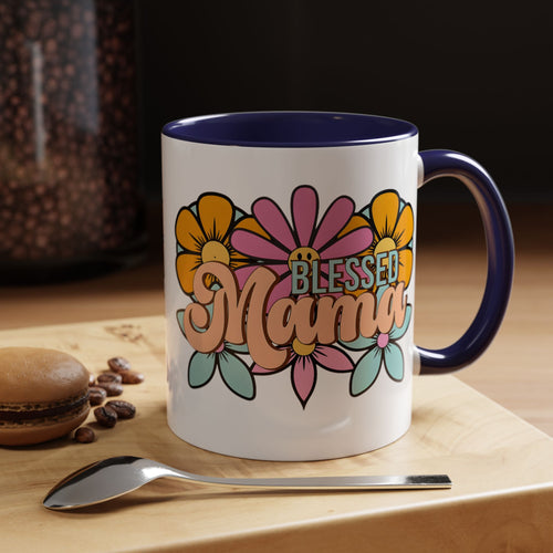Blessed Mama Floral Coffee Mug — Accent 11/15oz