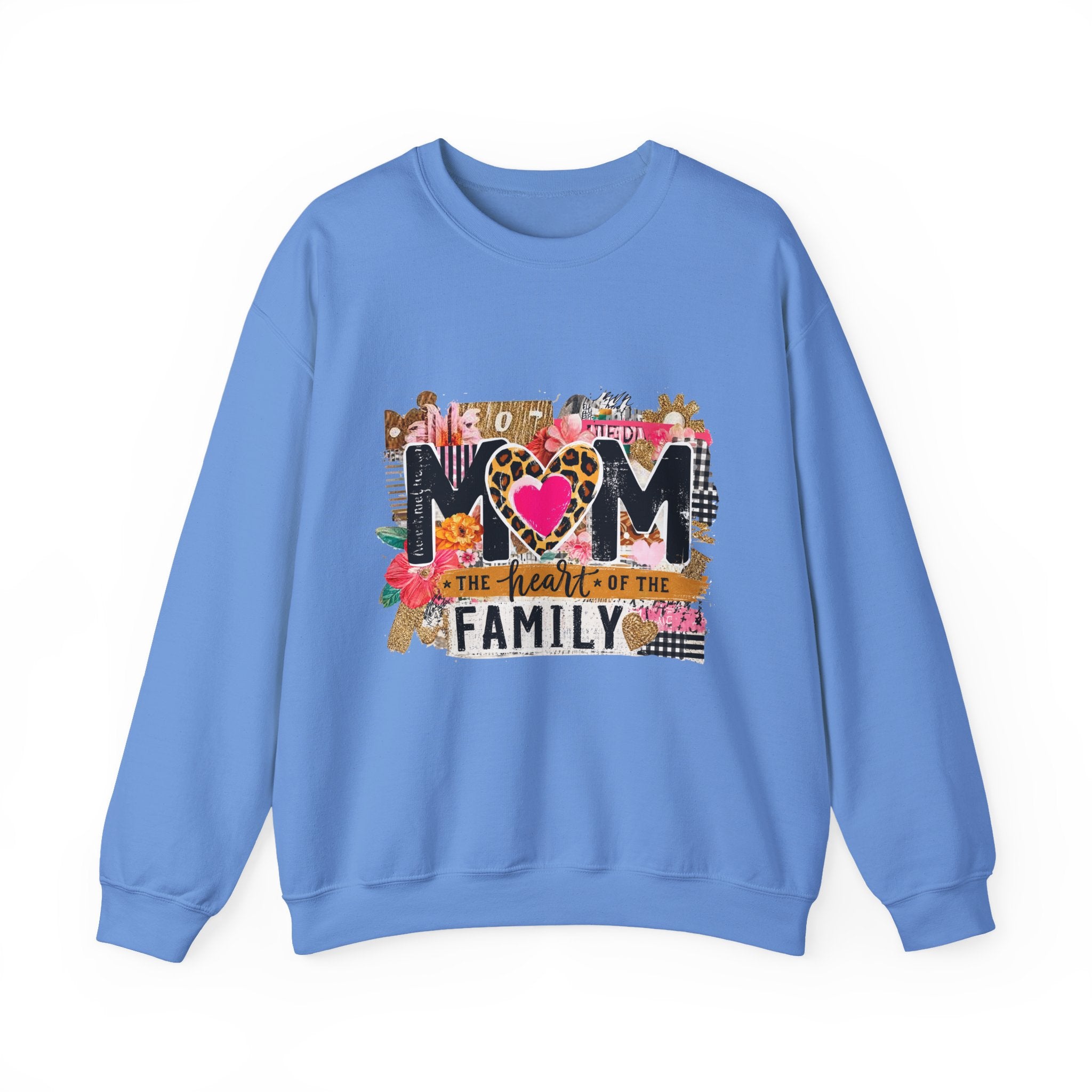 Mom - The Heart of the Family Crewneck Sweatshirt