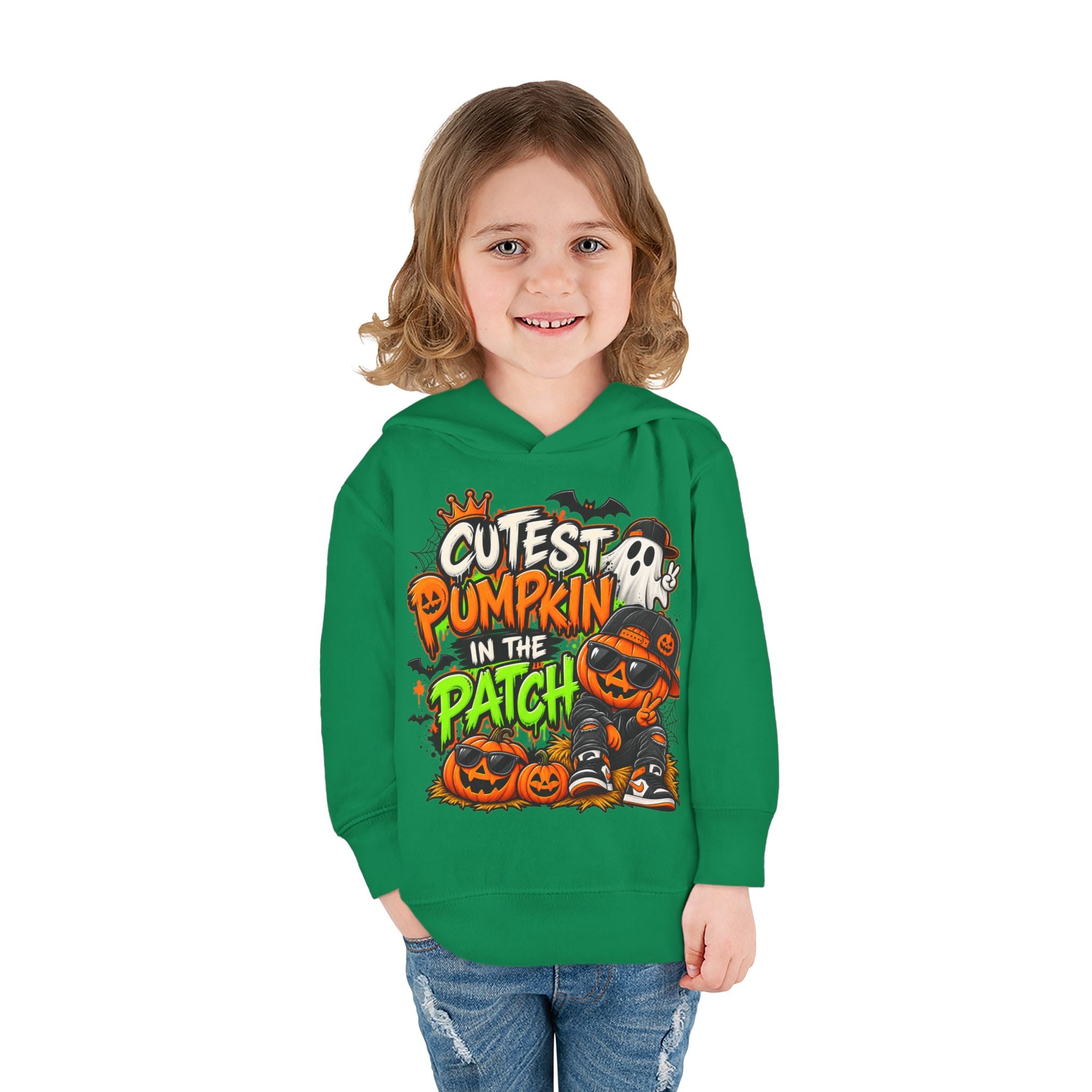 Toddler Hoodie — "Cutest Pumpkin in the Patch" Halloween Pullover