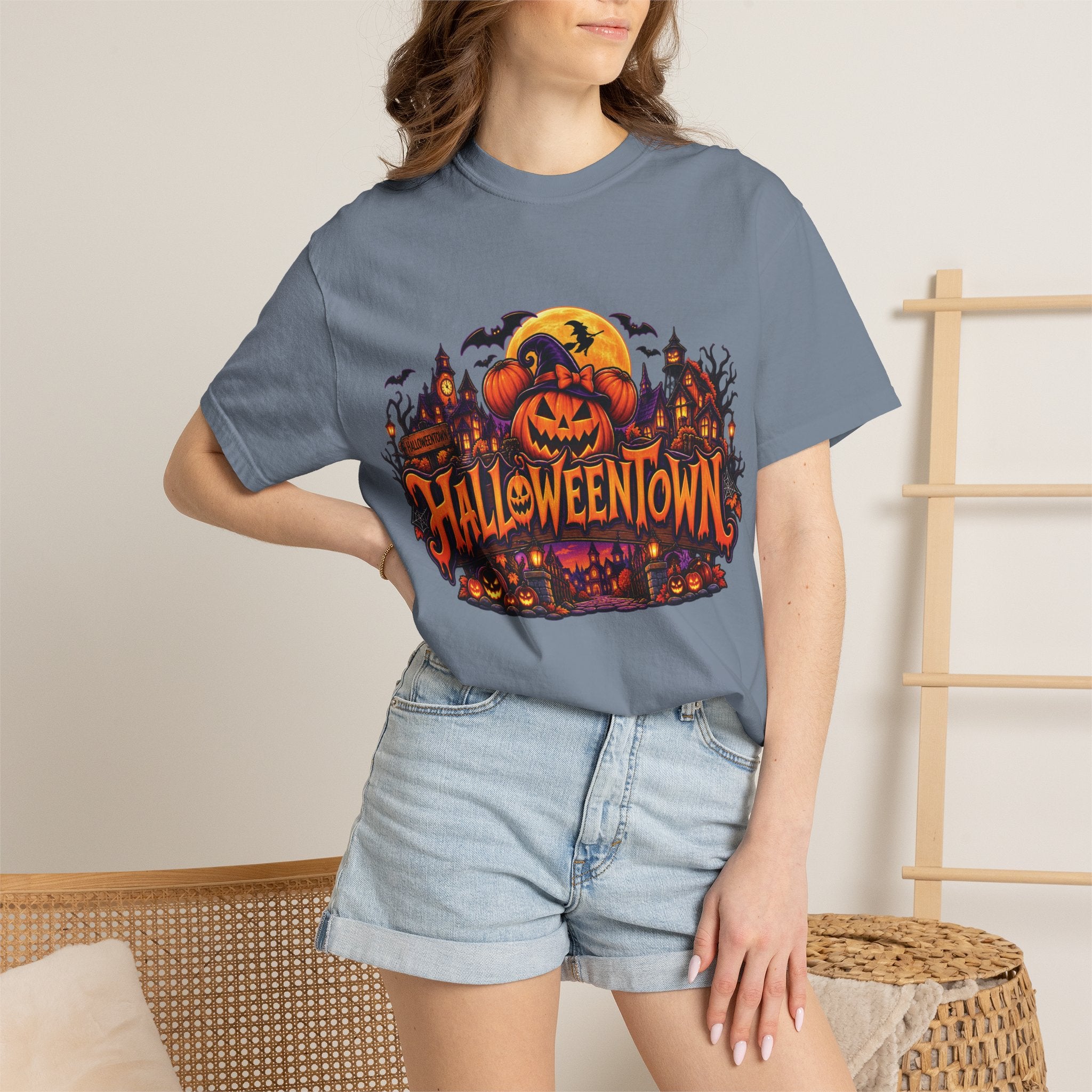 Halloweentown Halloween T-Shirt — Spooky Pumpkin Haunted Village Tee