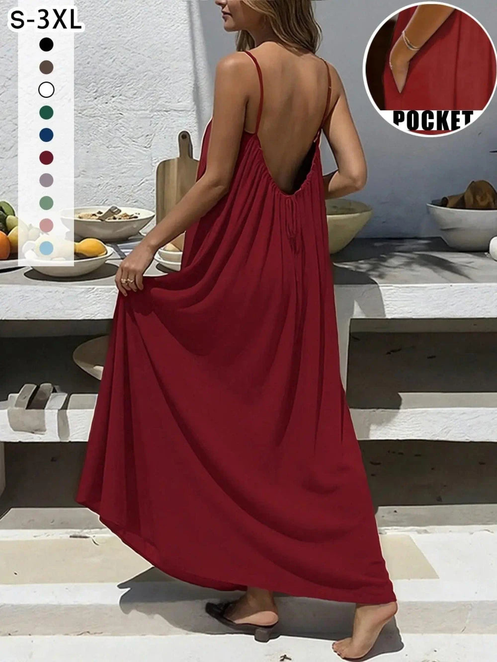 Backless Strap Chic Lounge Dress