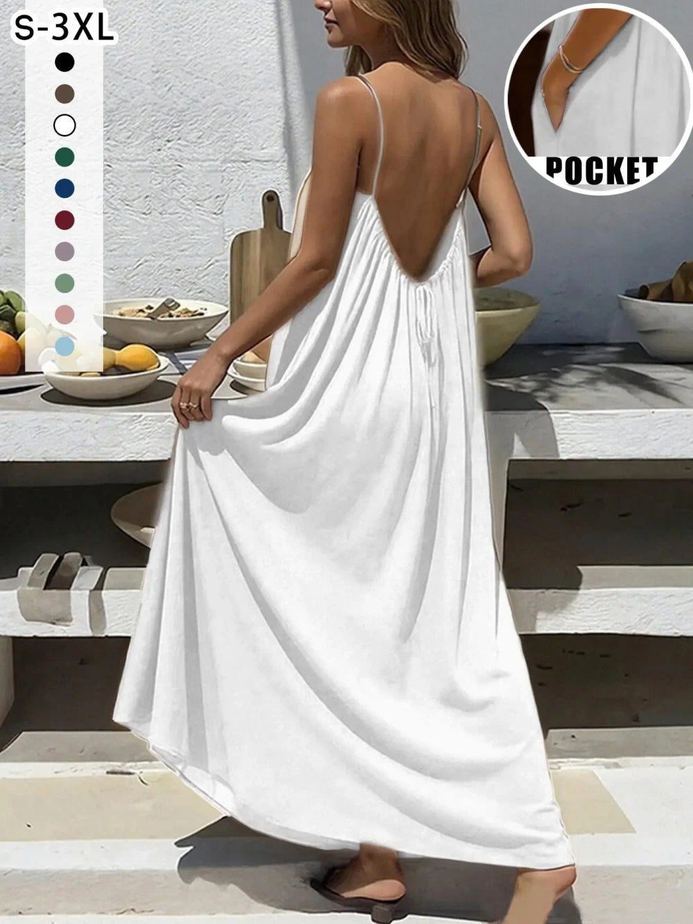 Backless Strap Chic Lounge Dress