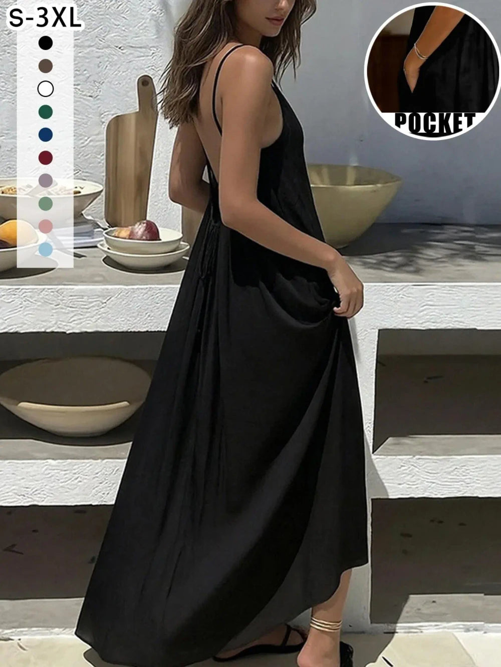 Backless Strap Chic Lounge Dress