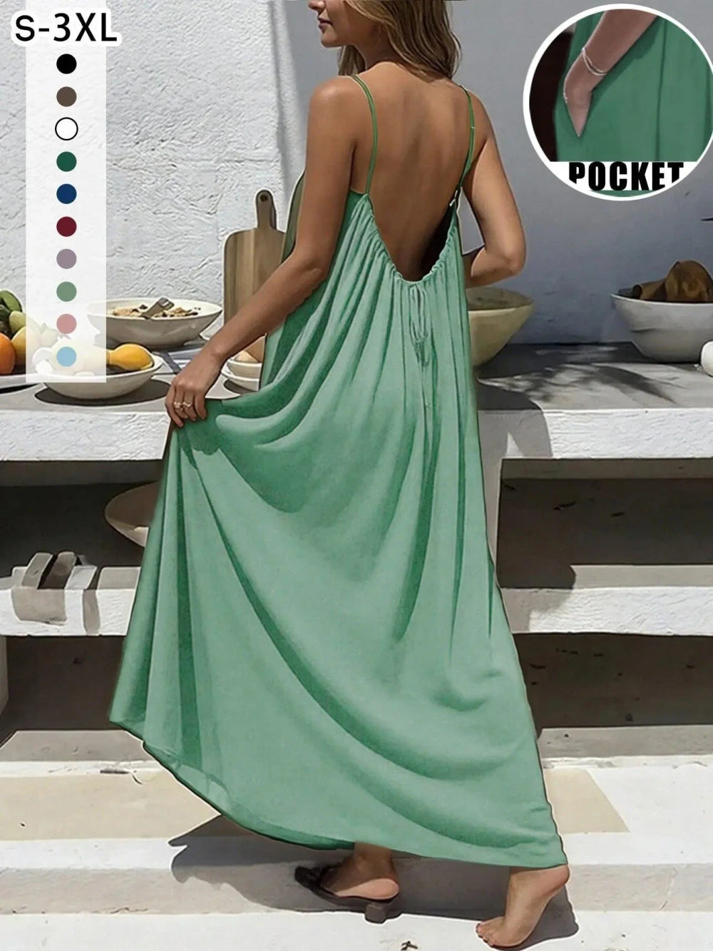 Backless Strap Chic Lounge Dress