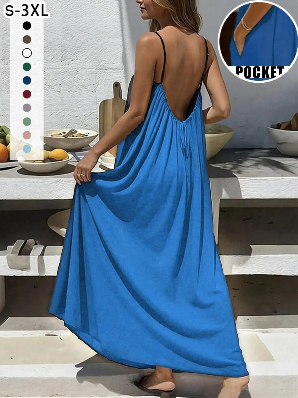 Backless Strap Chic Lounge Dress