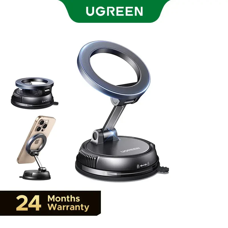 Vacuum Magnetic Car Phone Mount