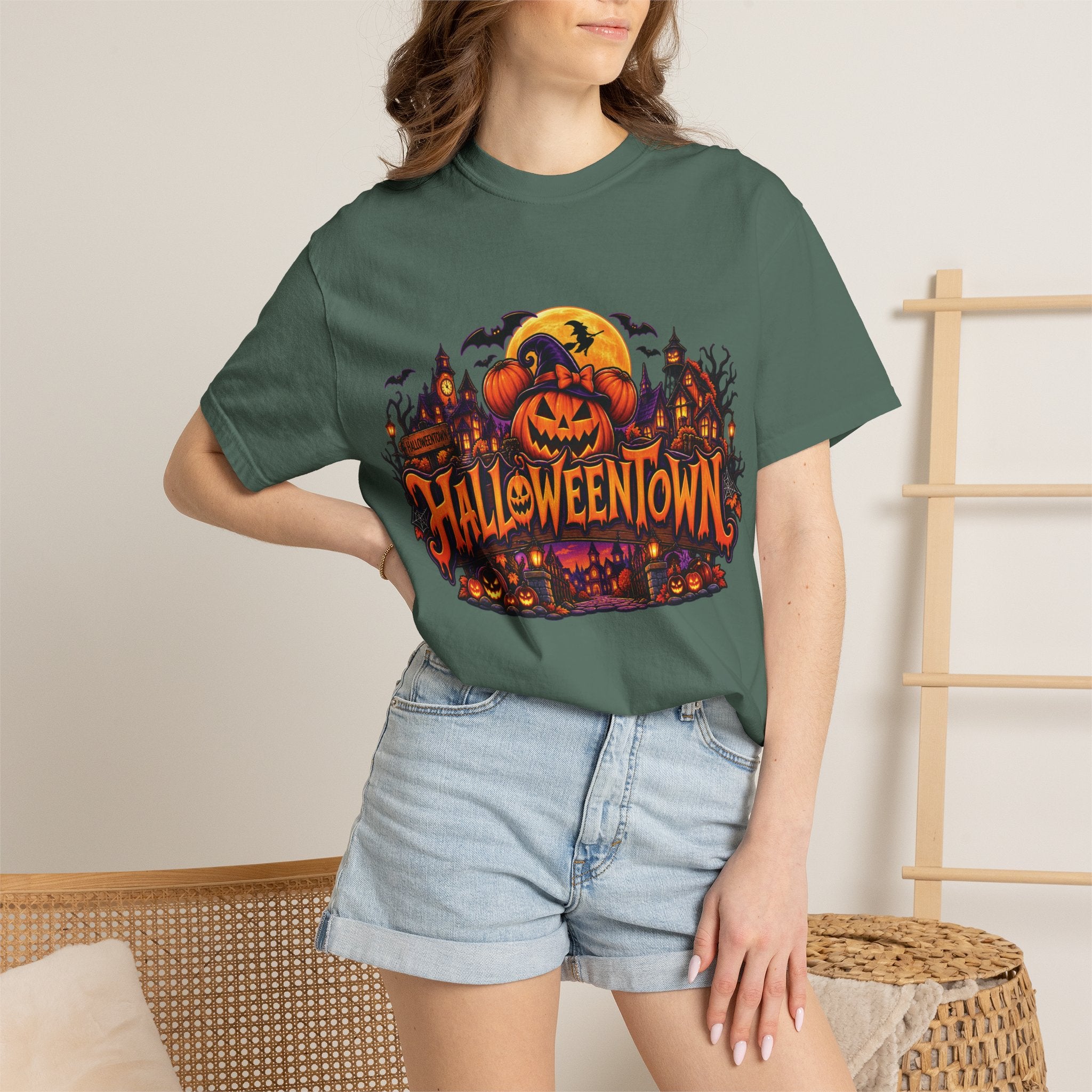 Halloweentown Halloween T-Shirt — Spooky Pumpkin Haunted Village Tee