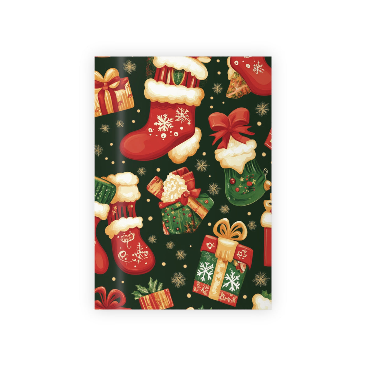 Festive Stocking Gift Wrapping Paper