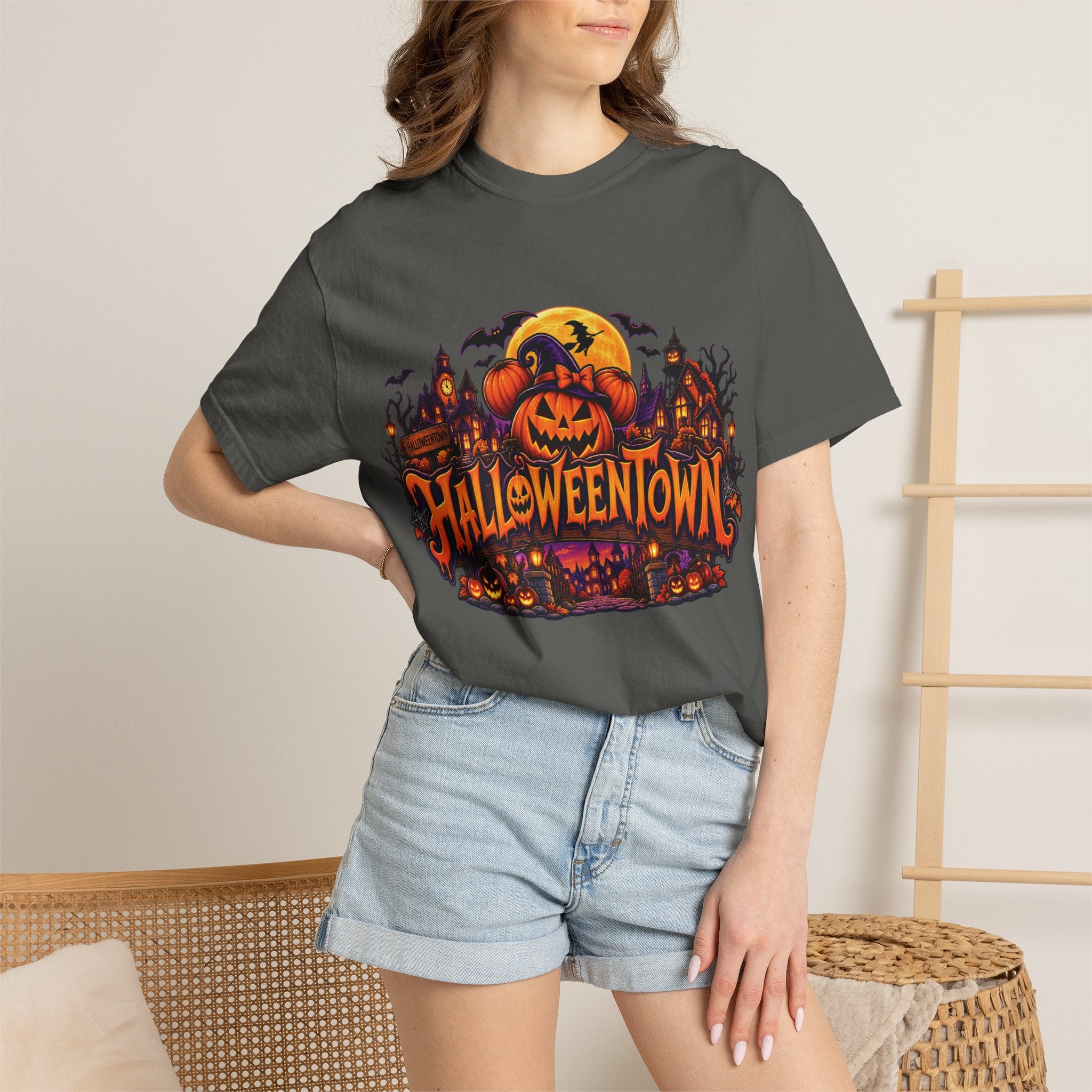 Halloweentown Halloween T-Shirt — Spooky Pumpkin Haunted Village Tee