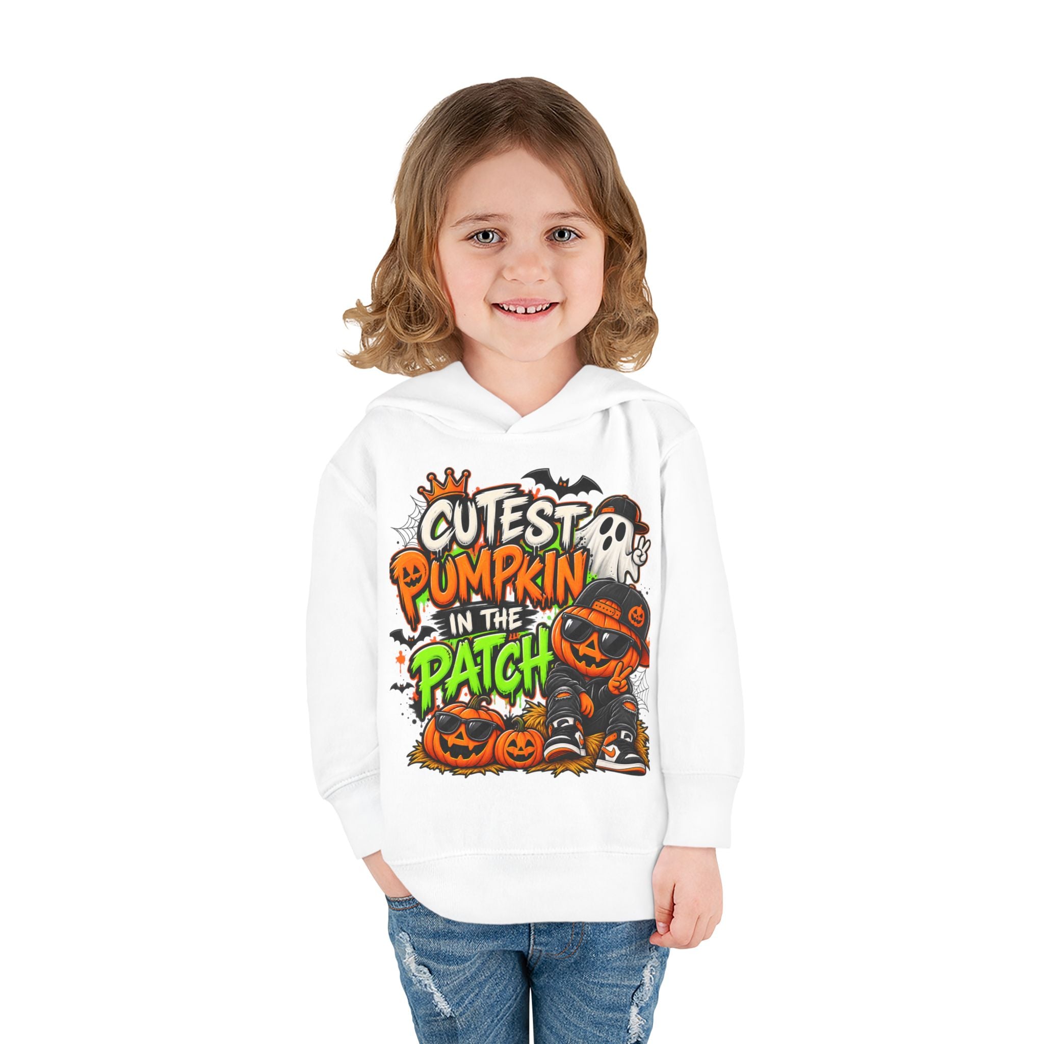 Toddler Hoodie — "Cutest Pumpkin in the Patch" Halloween Pullover