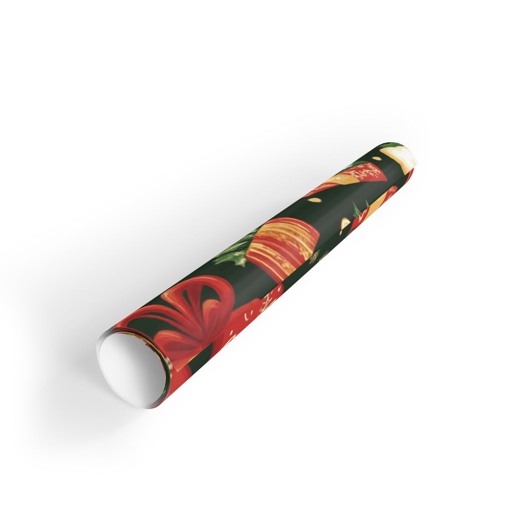 Festive Stocking Gift Wrapping Paper