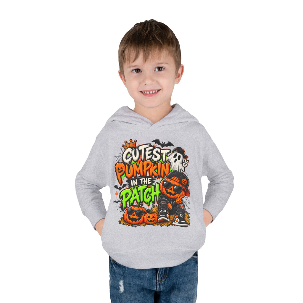 Toddler Hoodie — "Cutest Pumpkin in the Patch" Halloween Pullover