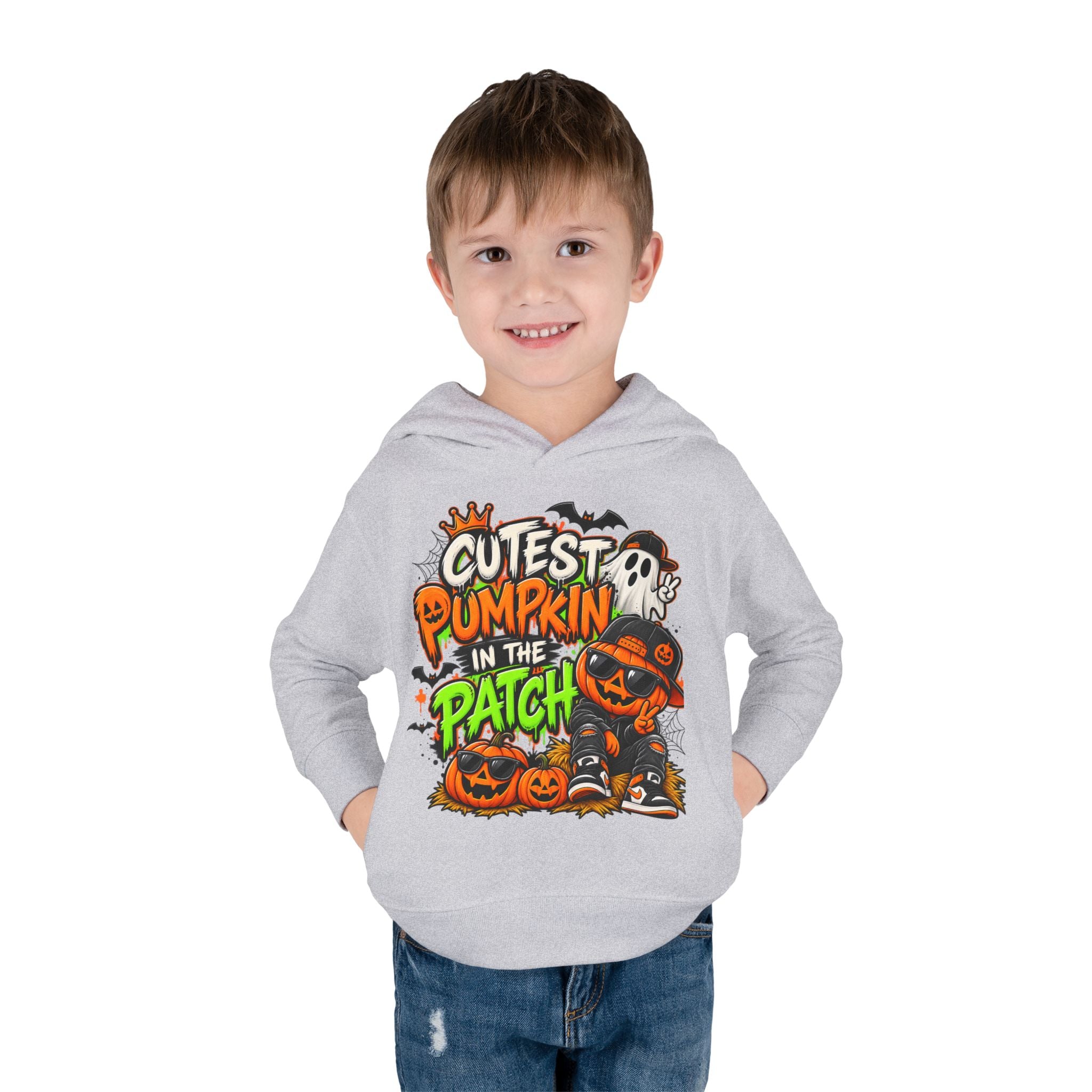 Toddler Hoodie — "Cutest Pumpkin in the Patch" Halloween Pullover