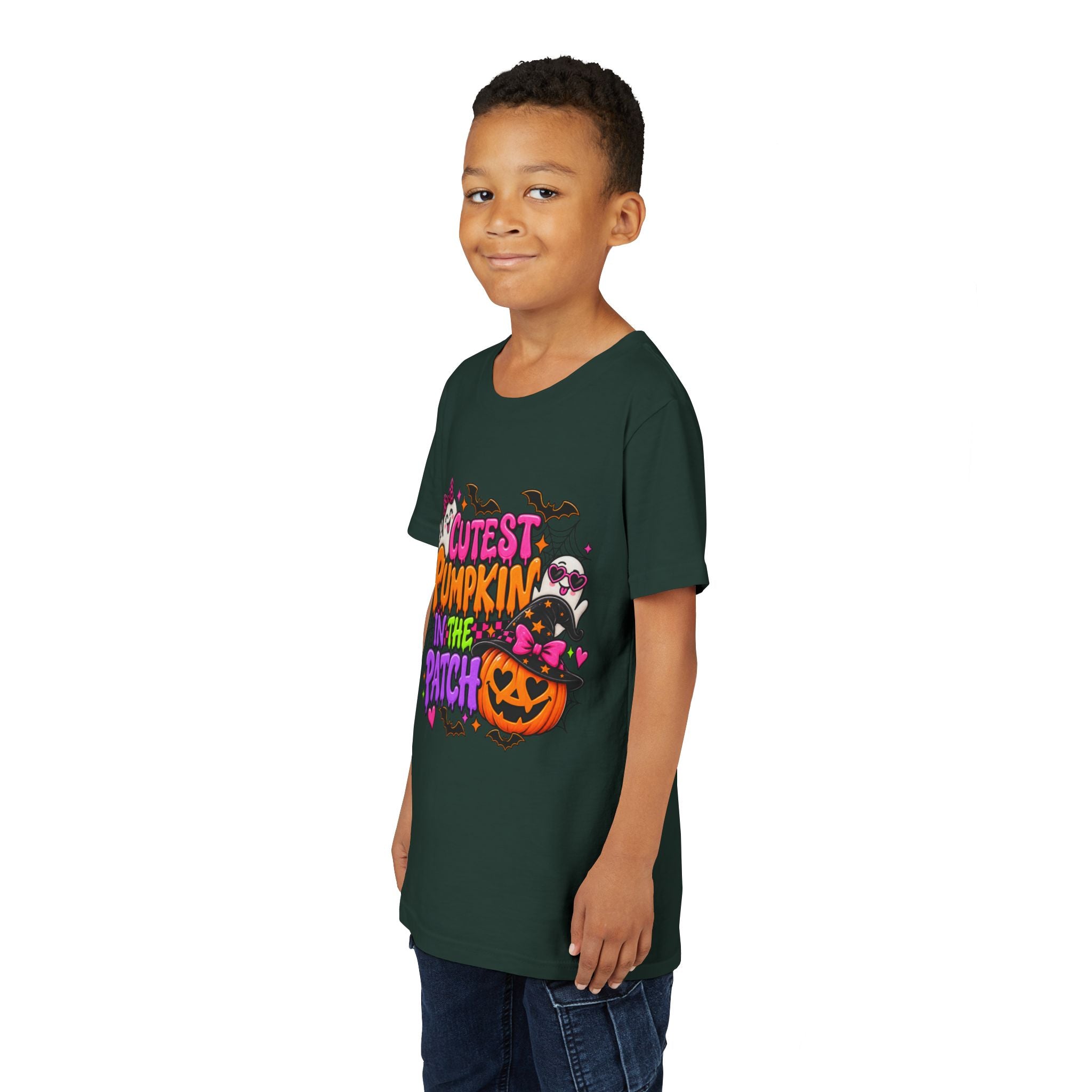 Cutest Pumpkin in the Patch Youth Tee — Halloween Kids T-Shirt