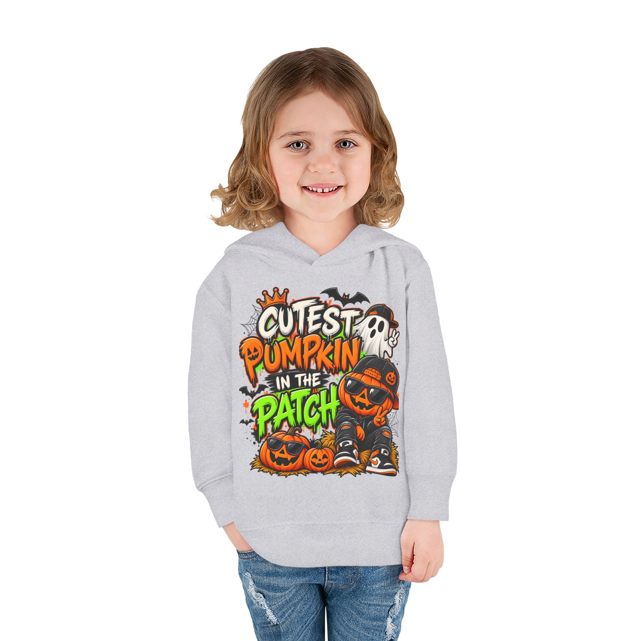 Toddler Hoodie — "Cutest Pumpkin in the Patch" Halloween Pullover