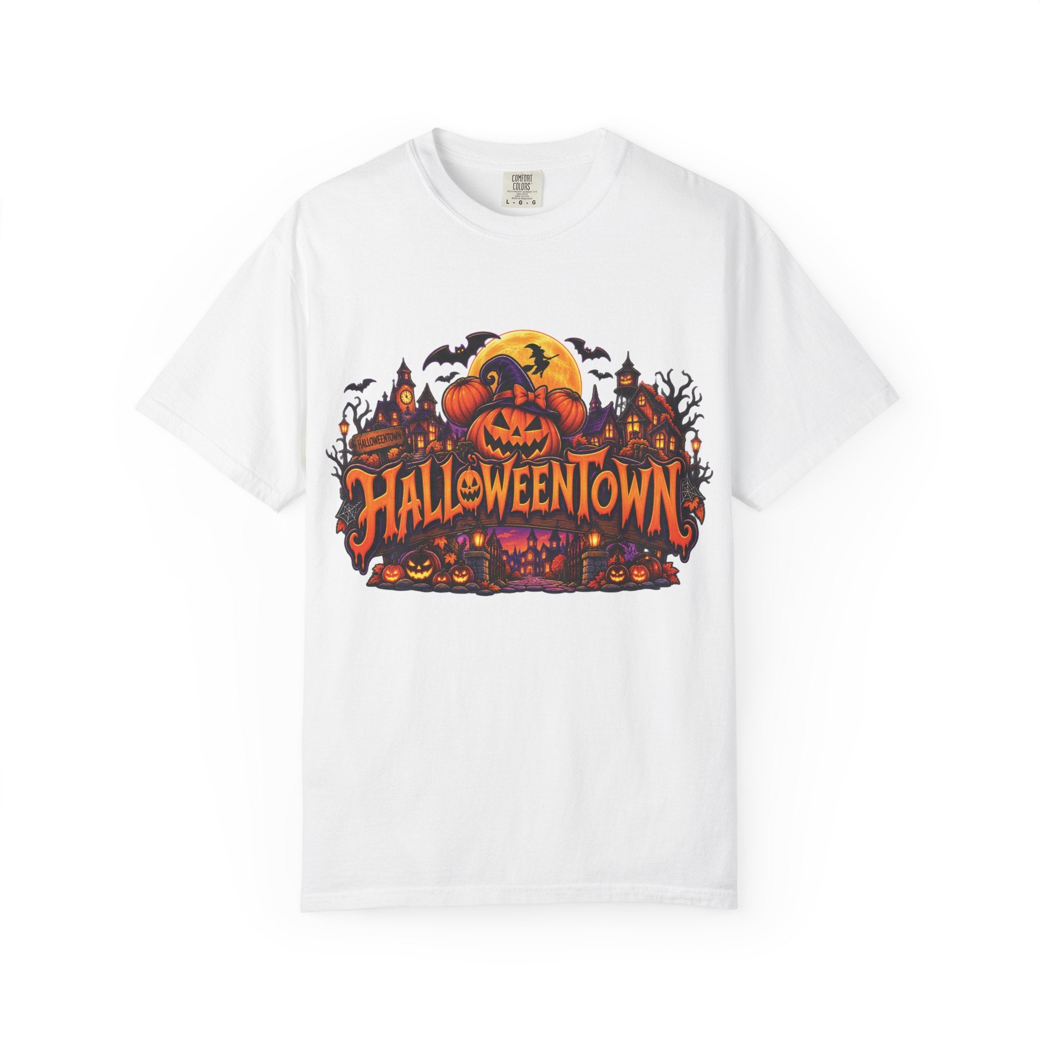 Halloweentown Halloween T-Shirt — Spooky Pumpkin Haunted Village Tee